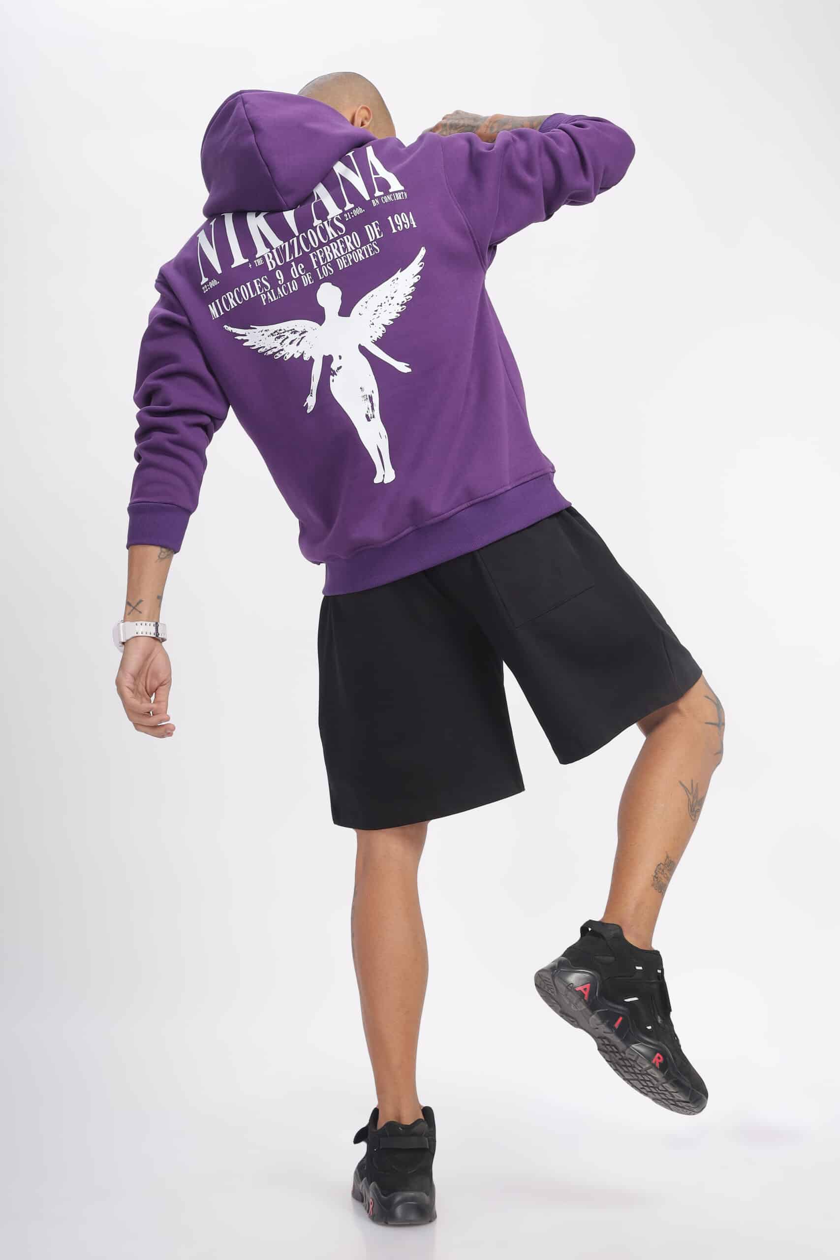 Image of Vintage Nirvana Unisex Oversized Hoodie